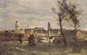 Jean Baptiste Camille  Corot Dunkerque (mk11) oil painting